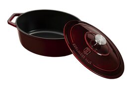 BERLINGERHAUS Pekáč litinový s poklicí 30 cm Burgundy Line BH-6499