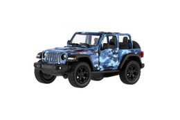 Teddies Kinsmart auto Jeep Wrangler Camo 12,5cm kov na zpětné natažení