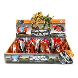 Transformer vejce/dinosaurus plast 8cm 3 barvy 12ks v boxu