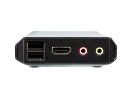 Přepínač Aten KVM 2:1 (USB, HDMI) 4K@60Hz, integrované kabely (CS22H)