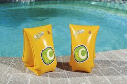 Rukávky nafukovací Swim Safe žluté  2 komory 30x15cm v krabičce 12x19,5cm od 5-12 let