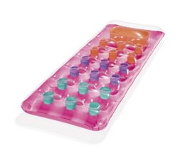 Lehátko nafukovací s průzorem 188x71cm 3 barvy v sáčku