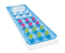 Lehátko nafukovací s průzorem 188x71cm 3 barvy v sáčku