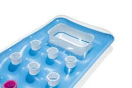 Lehátko nafukovací s průzorem 188x71cm 3 barvy v sáčku