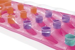 Lehátko nafukovací s průzorem 188x71cm 3 barvy v sáčku