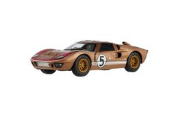 Auto Kinsmart 1966 Ford GT40 MKII Herit kov/plast 13cm 3 barvy na zpětné natažení 12ks v boxu