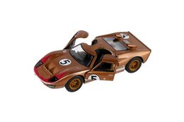 Auto Kinsmart 1966 Ford GT40 MKII Herit kov/plast 13cm 3 barvy na zpětné natažení 12ks v boxu