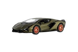 Auto Kinsmart Lamborghini  Sián FKP 37 kov/plast 13cm 4 barvy na zpětné natažení 12ks v boxu