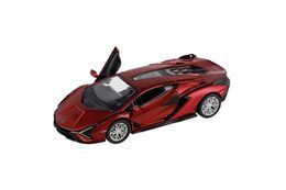 Auto Kinsmart Lamborghini  Sián FKP 37 kov/plast 13cm 4 barvy na zpětné natažení 12ks v boxu