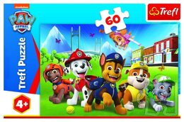 Puzzle Paw Patrol/Tlapková patrola v trávě 33x22cm 60 dílků v krabici 21x14x4cm