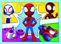 Puzzle 4v1 Spidey a jeho úžasní přátelé/Disney Marvel v krabici 28x28x6cm