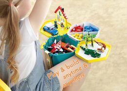 Sluban Bucket Bricks M38-B0829 Kbelík s kostkami zelený