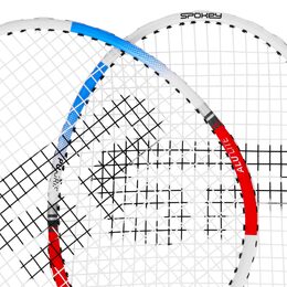 Spokey FIT ONE II Sada na badminton - 2 rakety, modrá