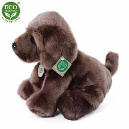 Rappa Plyšový pes labrador sedící 26 cm ECO-FRIENDLY