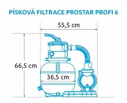 Písková filtrace Marimex ProStar Profi 6 m3/h 10600023