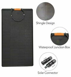 Solární panel SOLARFAM 100W ETFE, flexibilní Shingle