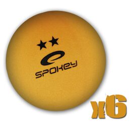 Spokey SKILLED-Pingpongové míčky 2* oranžové , 6 ks