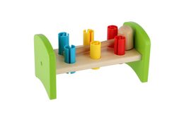 Teddies zatloukačka s kladívkem 8ks v krabici 21,5x12x11cm 12m+