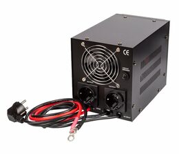 Napěťový měnič MHPower MPU-300-12 záložní zdroj, 12V/230V, 300W, funkce UPS, čistý sinus