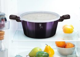 BERLINGERHAUS Kastrol s poklicí s titanovým povrchem 24 cm Purple Eclipse Collection BH-6629
