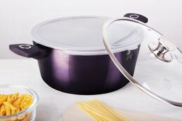 BERLINGERHAUS Kastrol s poklicí s titanovým povrchem 24 cm Purple Eclipse Collection BH-6629