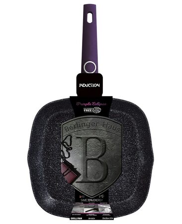 BERLINGERHAUS Pánev grilovací s titanovým povrchem 28 cm Purple Eclipse Collection BH-6634