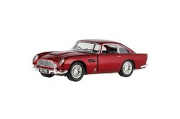 Auto Kinsmart Aston Martin DB5 kov/plast 13cm 4 barvy na zpětné natažení 12ks v boxu