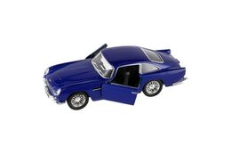 Auto Kinsmart Aston Martin DB5 kov/plast 13cm 4 barvy na zpětné natažení 12ks v boxu