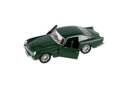 Auto Kinsmart Aston Martin DB5 kov/plast 13cm 4 barvy na zpětné natažení 12ks v boxu