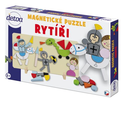 Detoa Magnetické puzzle Rytíři