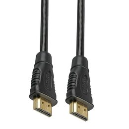 Kabel propojovací HDMI 1.4 s Ethernetem HDMI (M) - HDMI (M),  zlacené konektory, 15m