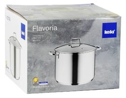 KELA Hrnec s poklicí nerez 18/10 FLAVORIA 12,2 l KL-10178