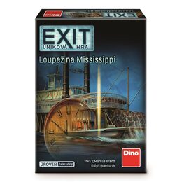 Úniková hra Exit: Loupež na Mississippi společenská hra v krabici 13x18x4cm