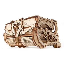 Ugears 3D dřevěné mechanické puzzle Starožitná šperkovnice