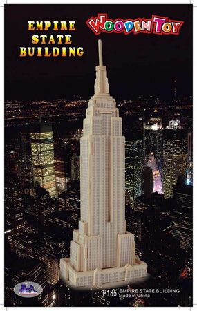 Woodcraft Dřevěné 3D puzzle Empire state building