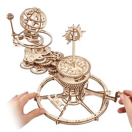 Ugears 3D dřevěné mechanické puzzle Tellurium