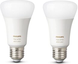 Chytrá žárovka Philips Hue Bluetooth 9W, E27, White and Color Ambiance (2ks)