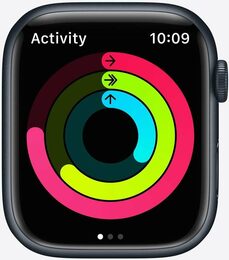 Hodinky Apple Watch series 7 GPS, 45mm, Midnight Aluminium Case with Midnight Sport Band-Regular