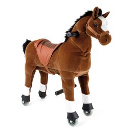 Small Foot Pohyblivý dětský jezdecký kůň hříbě na kolečkách