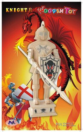 Woodcraft Dřevěné 3D puzzle rytíř II