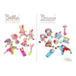 Bigjigs Baby Textilní postavička - Spirála králíček Bella