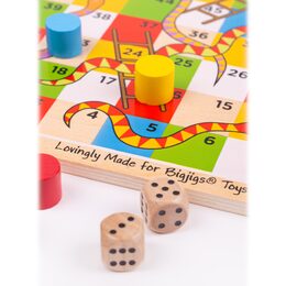 Bigjigs Toys Hadi a žebříky 2 - poškozený obal