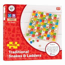 Bigjigs Toys Hadi a žebříky 2 - poškozený obal