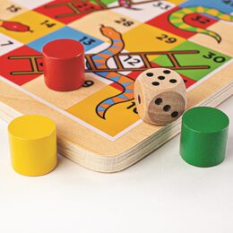 Bigjigs Toys Hadi a žebříky 2 - poškozený obal