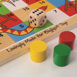 Bigjigs Toys Hadi a žebříky 2 - poškozený obal