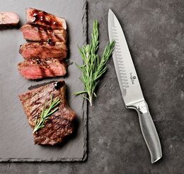 BERLINGERHAUS Sada nožů ve stojanu nerez Burgundy Metallic Line 6 ks Kikoza Collection BH-2273