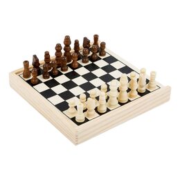 Small Foot Dřevěné cestovní šachy