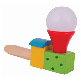 Bigjigs Toys Foukání lokomotiva s balónkem 1 ks