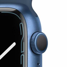 Hodinky Apple Watch Series 7 GPS + Cellular, 45mm Blue Aluminium Case with Abyss Blue Sport Band-Regular