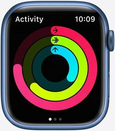 Hodinky Apple Watch Series 7 GPS + Cellular, 45mm Blue Aluminium Case with Abyss Blue Sport Band-Regular